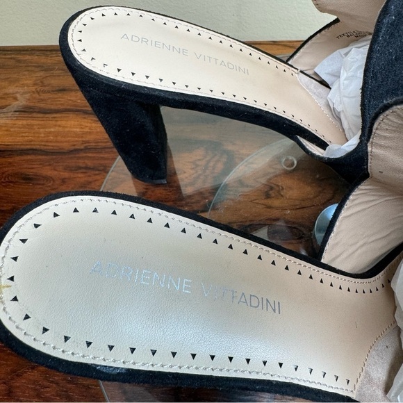 ADRIENNE VITTADINI Nella Faux Leather Block Heel Mules - Picture 11 of 15